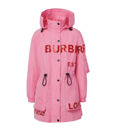 Shop Burberry Horseferry Taffeta Parka