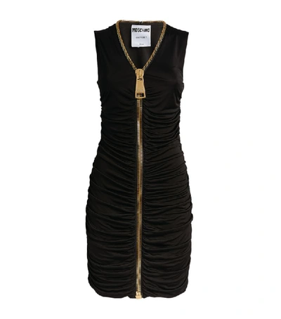 Shop Moschino Zip-detail Dress