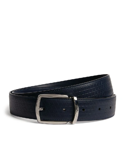 Shop St Dupont Fire Head Leather Belt