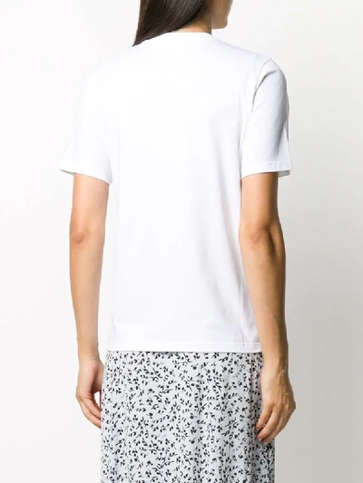 Shop Markus Lupfer Lip-print Crew-neck T-shirt In White