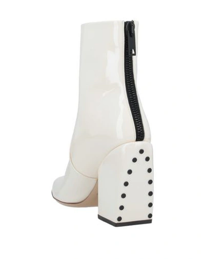 Shop Petar Petrov Ankle Boots In Ivory