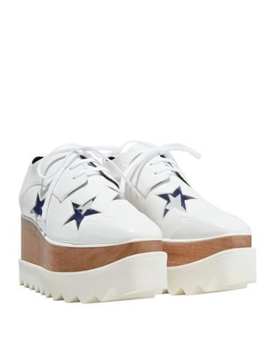 Shop Stella Mccartney Lace-up Shoes In White