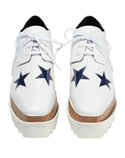 Shop Stella Mccartney Lace-up Shoes In White