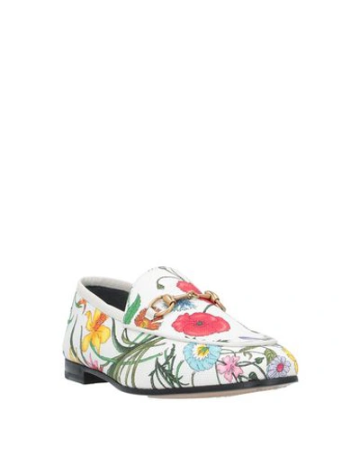 Shop Gucci Loafers In White