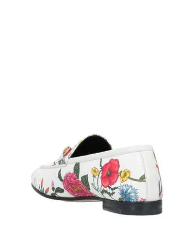 Shop Gucci Loafers In White