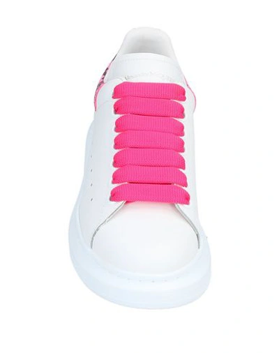 Shop Alexander Mcqueen Sneakers In White