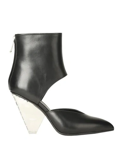 Shop Balmain Woman Ankle Boots Black Size 6 Soft Leather