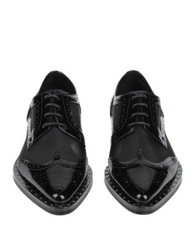 Shop Dolce & Gabbana Lace-up Shoes In Black
