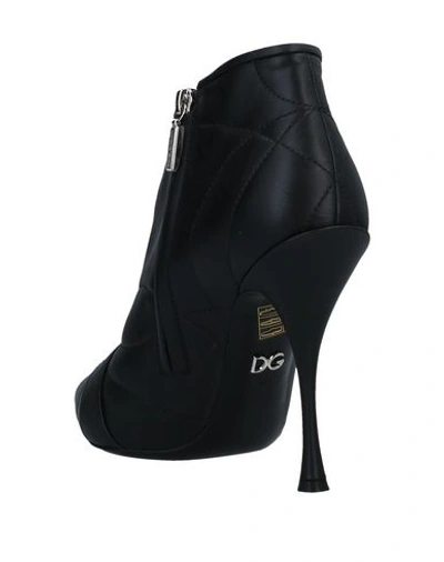 Dolce & Gabbana Ankle Boots Devotion Leather Black