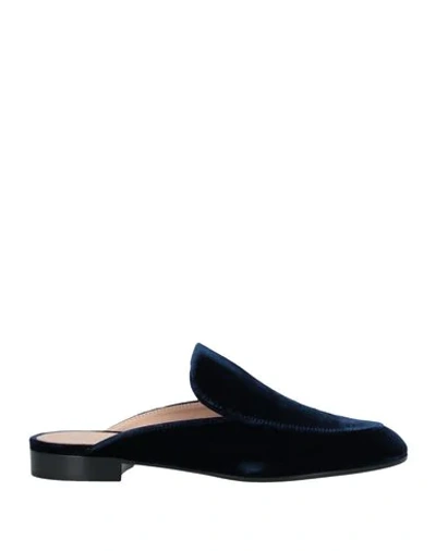 Shop Gianvito Rossi Mules And Clogs In Blue