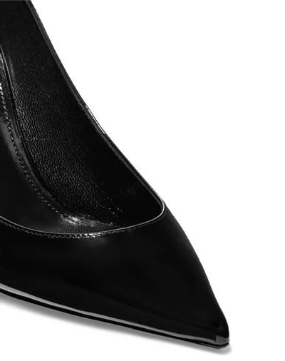 Shop Saint Laurent Woman Pumps Black Size 8 Soft Leather