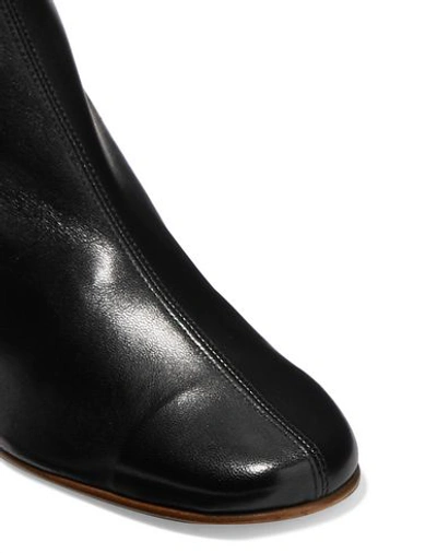 By Far Sofia 65mm Leather Ankle Boots In Black