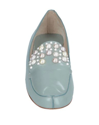 Shop Chloé Loafers In Light Green