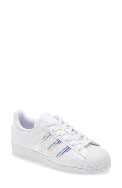 Shop Adidas Originals Superstar Sneaker In White/ White