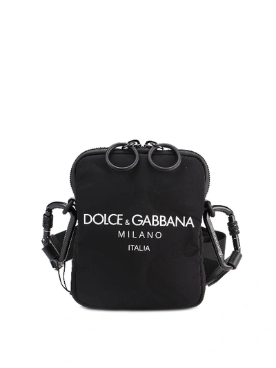 Shop Dolce & Gabbana Scuba Cross Body Bag In Black
