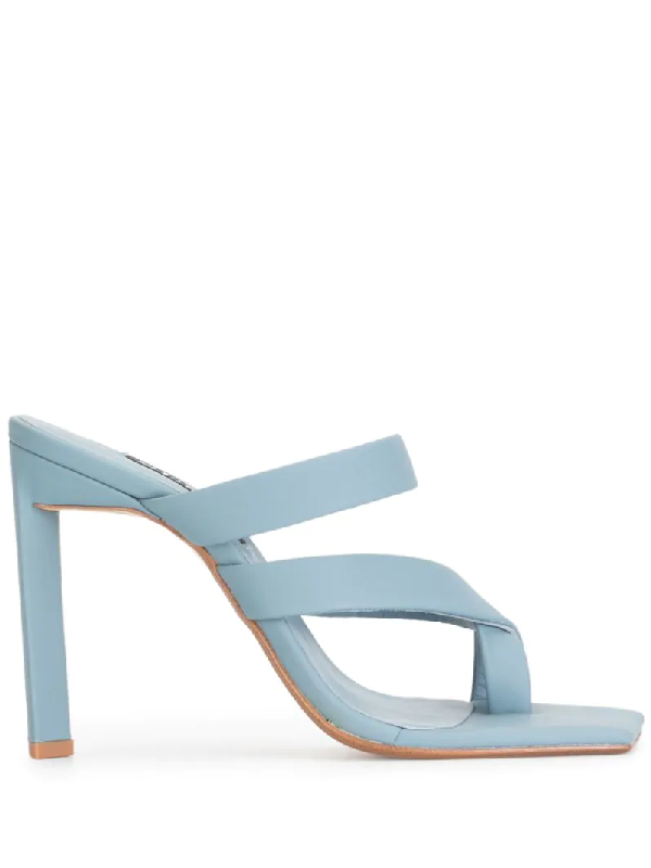 blue open toe sandals