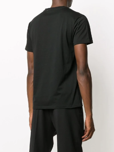 Shop Calvin Klein Jeans Est.1978 Textured Logo T-shirt In Black