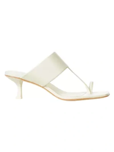 Shop Cult Gaia Women's Yvette Leather Mules In Off White