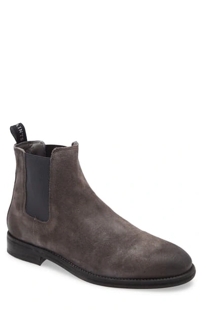 Shop Allsaints Harley Chelsea Boot In Charcoal Grey