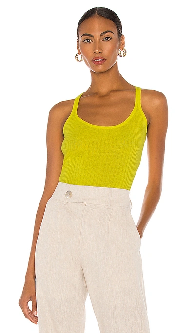 Shop The Line By K Edie Tank In Electric Yellow