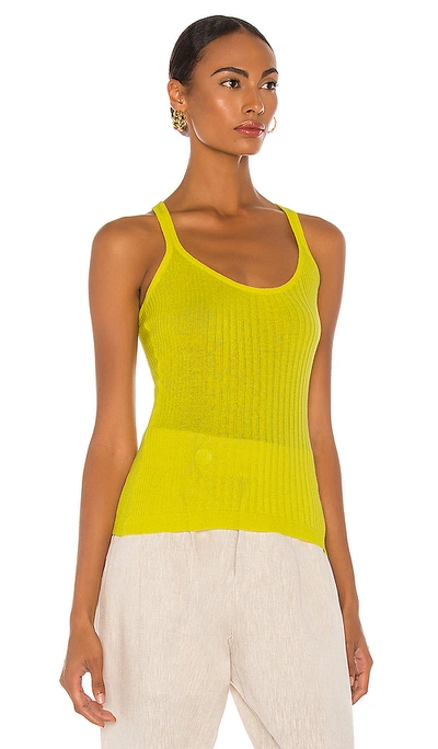 Shop The Line By K Edie Tank In Electric Yellow