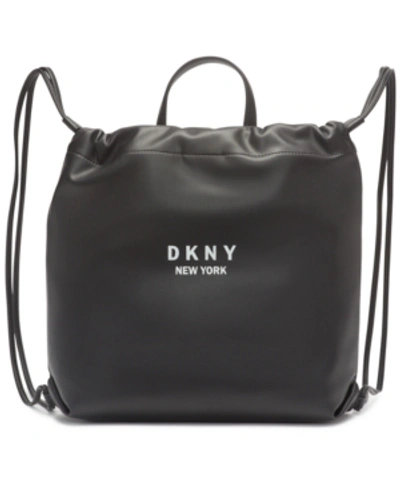 Shop Dkny Alex Backpack In Black/white