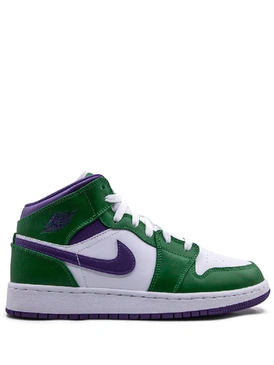 Shop Jordan Air  1 Mid "hulk" Sneakers In Green