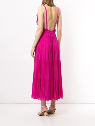 Shop Alexis Tasha Long Dress In Pink