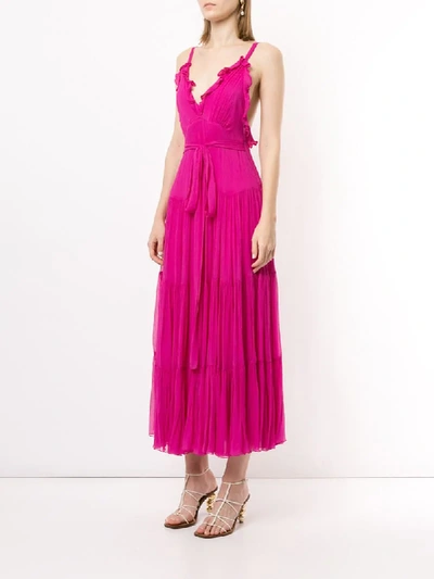 Shop Alexis Tasha Long Dress In Pink