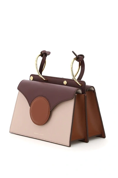 Shop Danse Lente Phoebe Leather Mini Bag In Brown,pink,purple