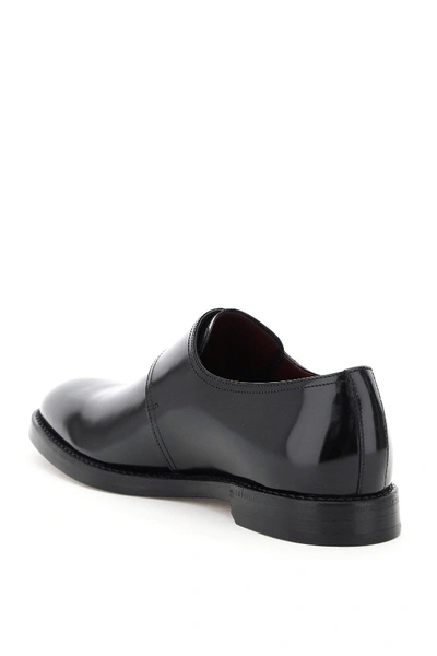 Shop Dolce & Gabbana Giotto Monk Shoes In Black