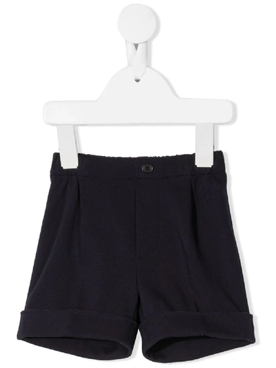 Shop Il Gufo Elasticated-waist Shorts In Blue