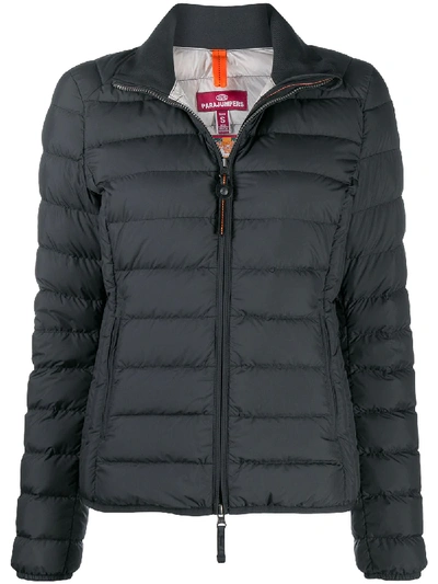 Shop Parajumpers High-neck Puffer Jacket In Black