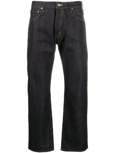 Shop Junya Watanabe X Levi's Mid-rise Straight Jeans In Blue