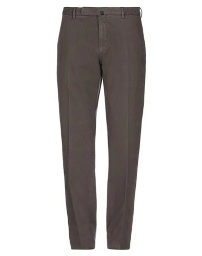 Shop Incotex Casual Pants In Cocoa