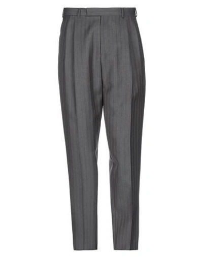 Shop Dior Pants In Steel Grey