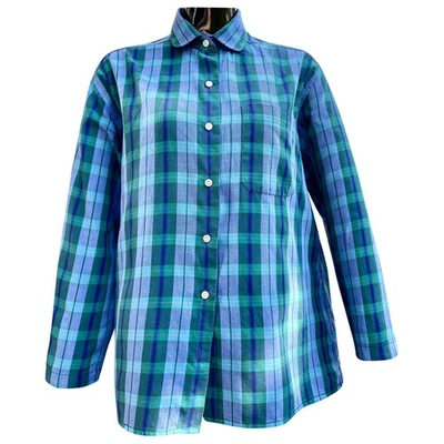 Pre-owned Burberry Shirt In Blue