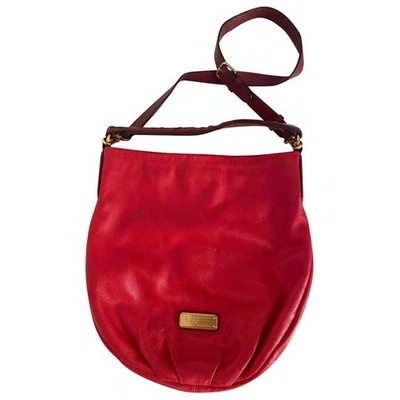 Pre-owned Marc By Marc Jacobs Too Hot To Handle Leather Bag In Red
