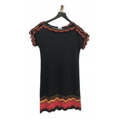 Pre-owned M Missoni Black Wool Dress