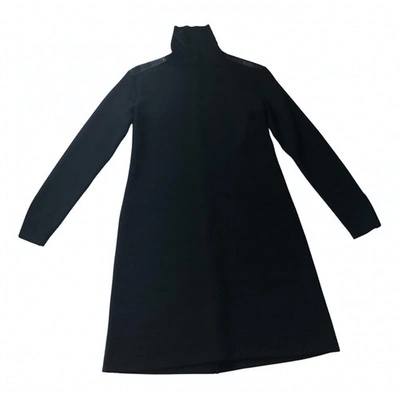 Pre-owned Polo Ralph Lauren Black Wool Dress