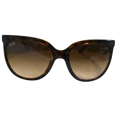 Pre-owned Ray Ban Brown Sunglasses