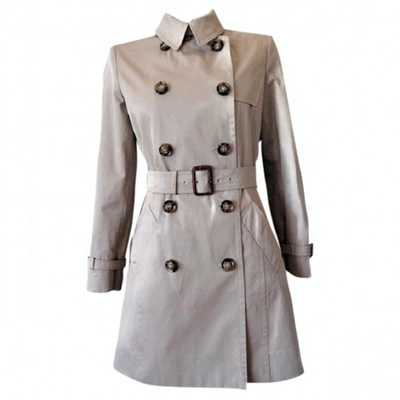 Pre-owned Max Mara Beige Cotton Trench Coat