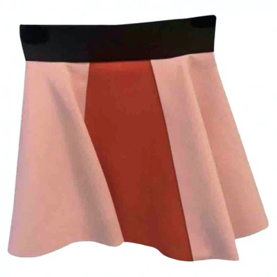 Pre-owned Fausto Puglisi Mini Skirt In Pink