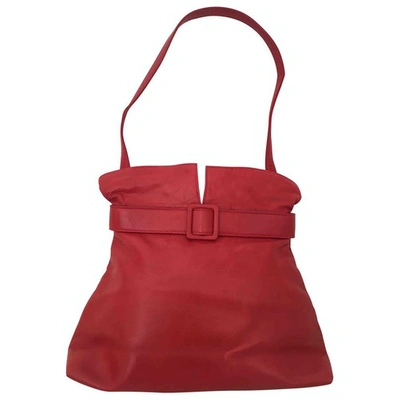 Pre-owned Walter Steiger Leather Bag In Red
