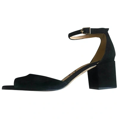 Pre-owned Sam Edelman Black Suede Sandals