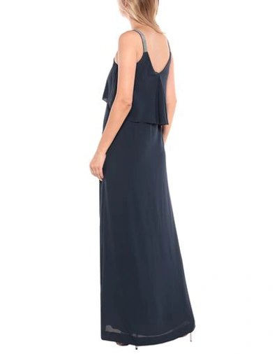Shop Brunello Cucinelli Formal Dress In Dark Blue