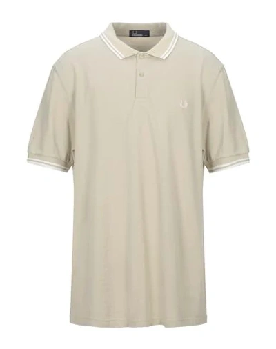 Shop Fred Perry Polo Shirts In Sand