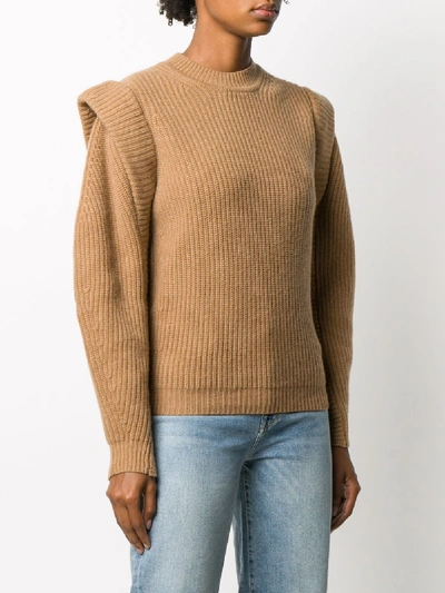 Shop Isabel Marant Cashmere Sweater In Brown