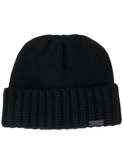 Shop Saint Laurent Cashmere Beanie In Black