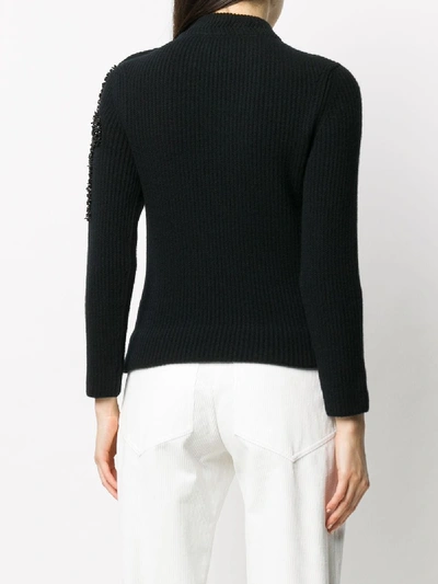 Shop Patou Wool Jumper In Black